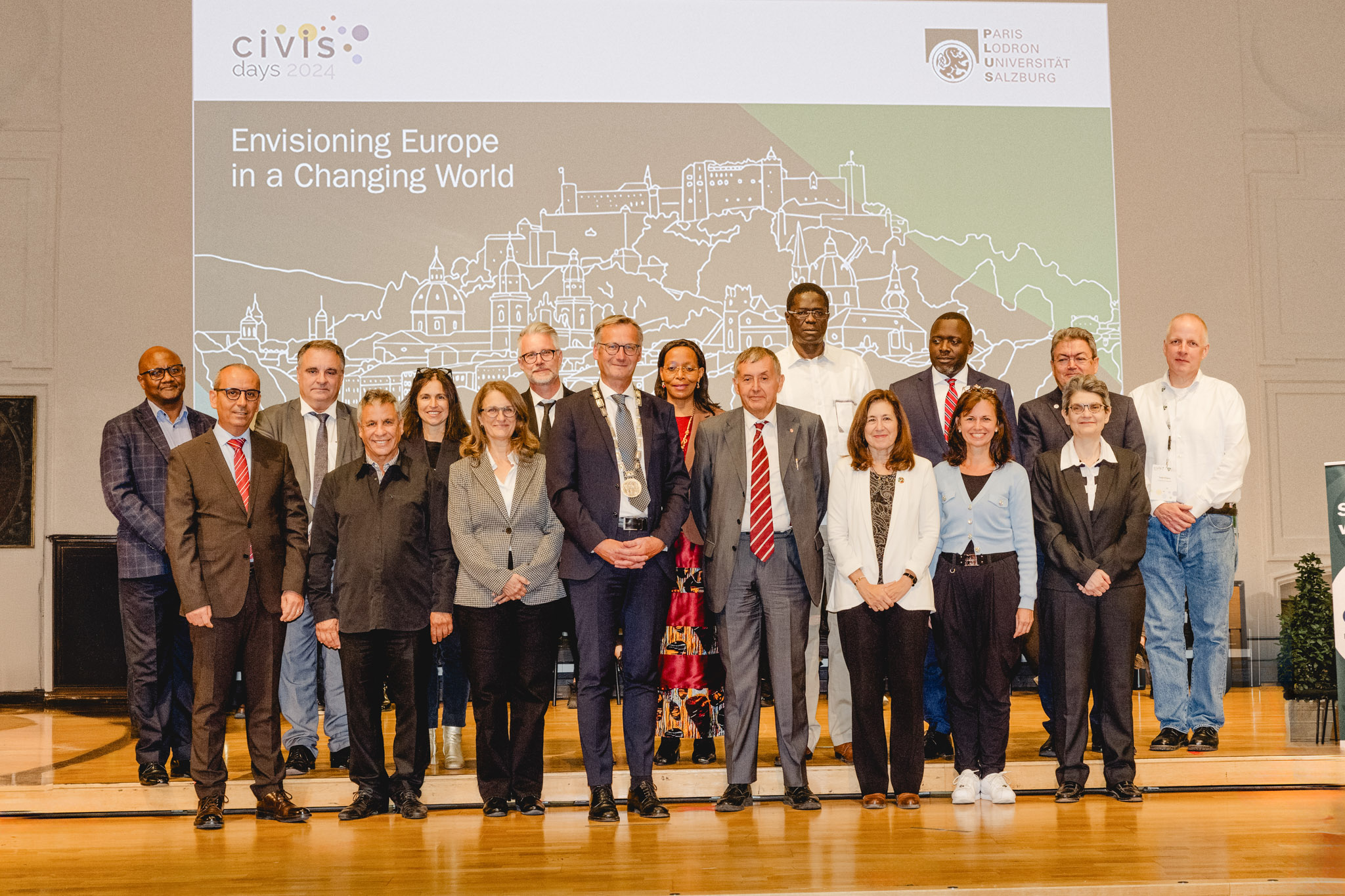 CIVIS rectors during Alliance Agreement signing in 2024