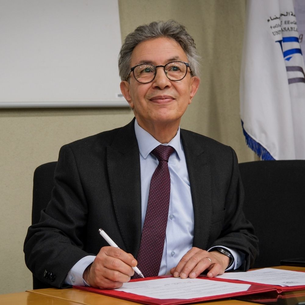 Professor Houssine Azeddoug, President of  Hassan II University of Casablanca